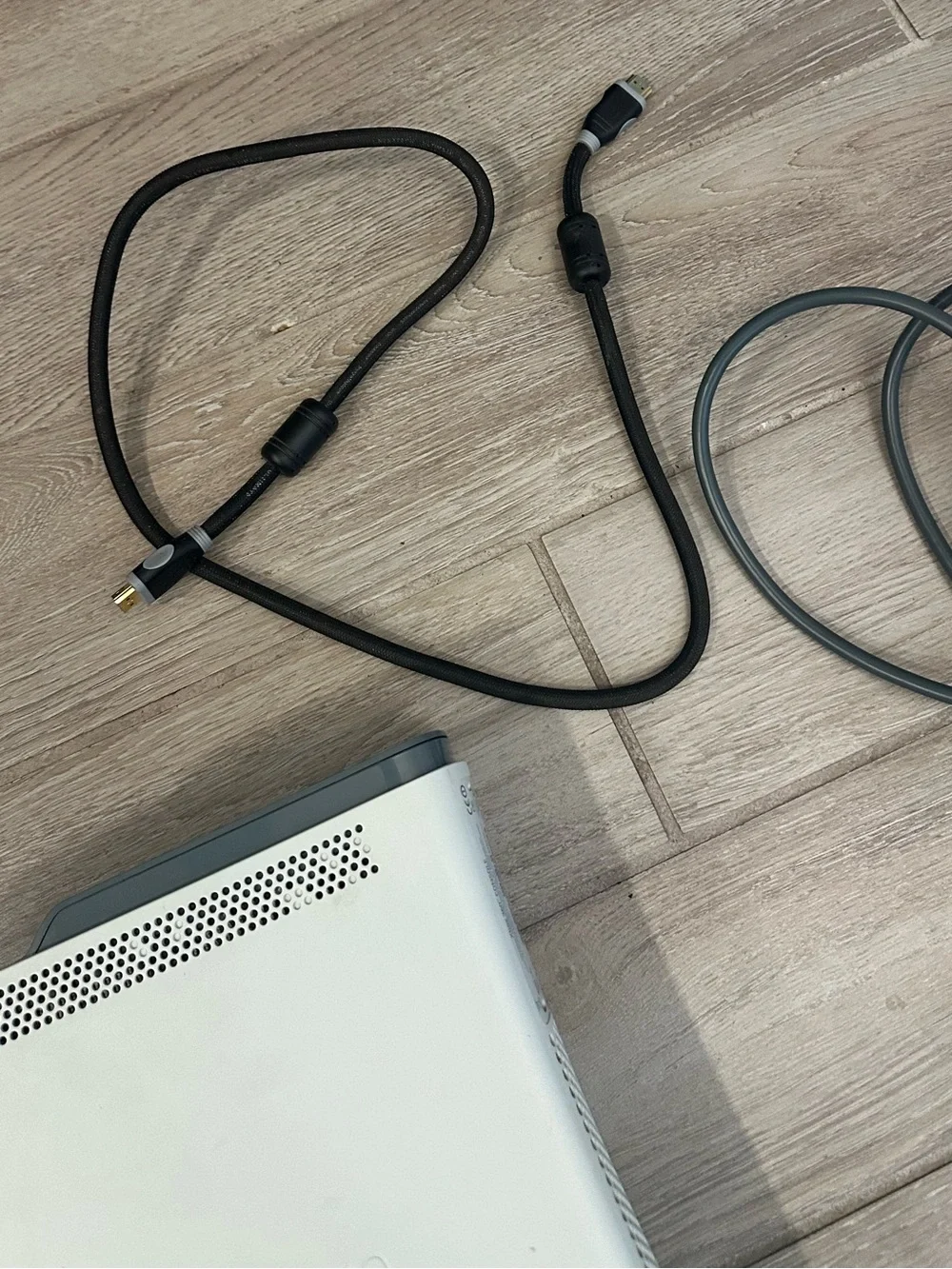 VTG Microsoft Xbox 360 Console w/ Extra Hard Drive & Transfer Cable